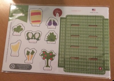 Lille Huset Cardboard Doll House Accessories Called Garden Plot