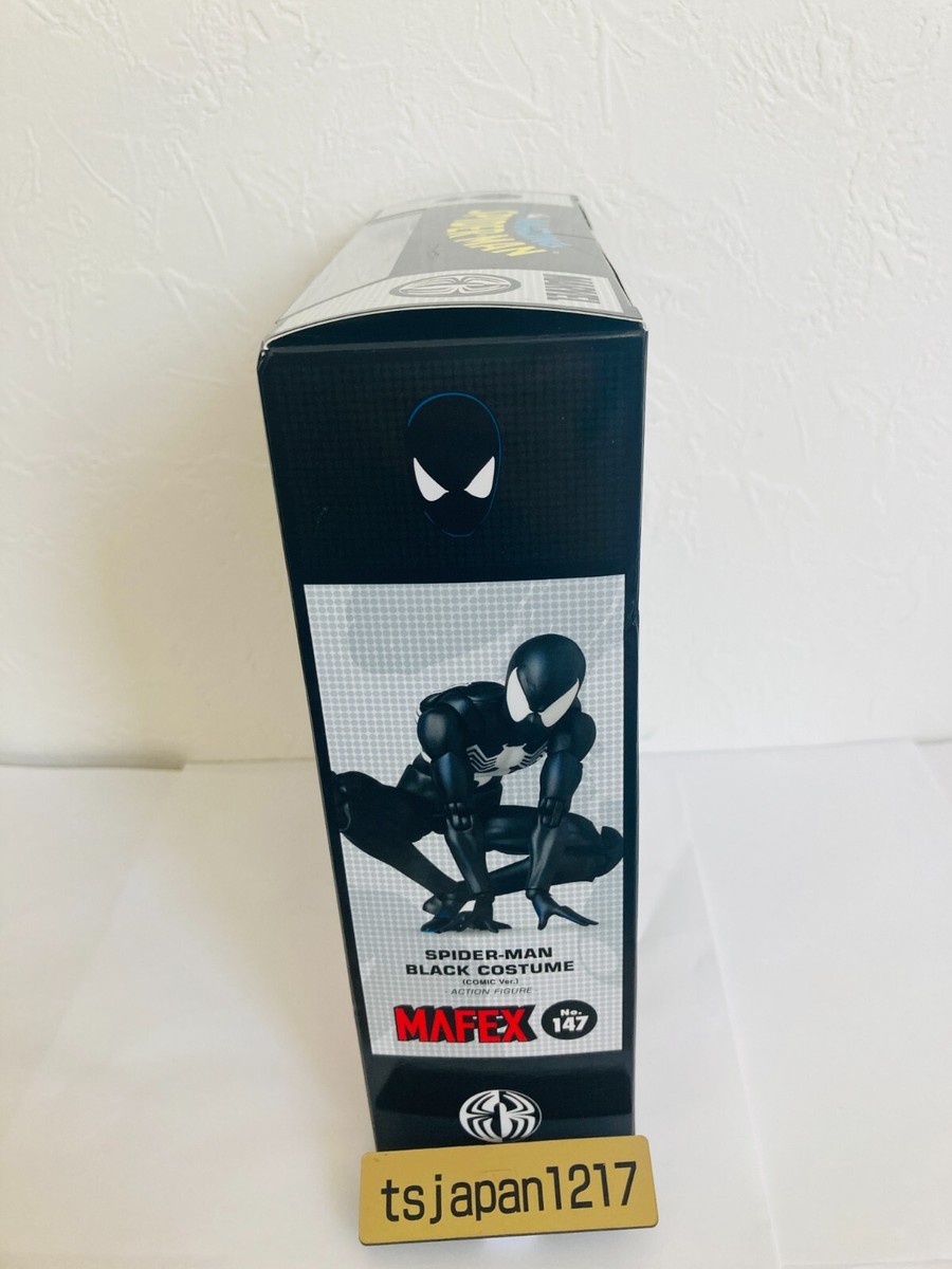 MAFEX Black Suit SPIDER-MAN Symbiote/Secret Wars COMIC Ver. No.147