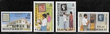 Montserrat Scott #'s 741 - 744 MNH