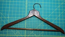 Vintage Wood Coat Hanger Advertising I. Scheiber Canal St New York City