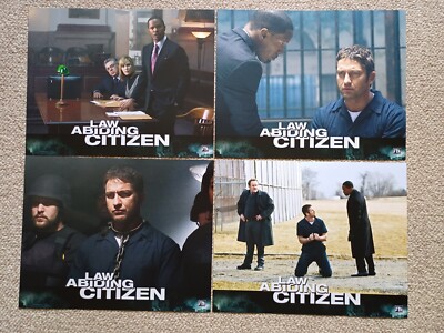 LAW    ABIDING    CITIZEN           lobby card set    NL.
