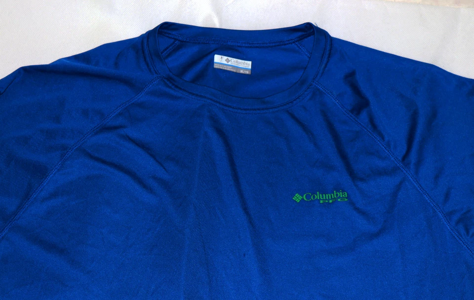 Columbia PFG Omni-Shade Mens Long Sleeve Spellout Shirt Size XL - Image 2 of 4