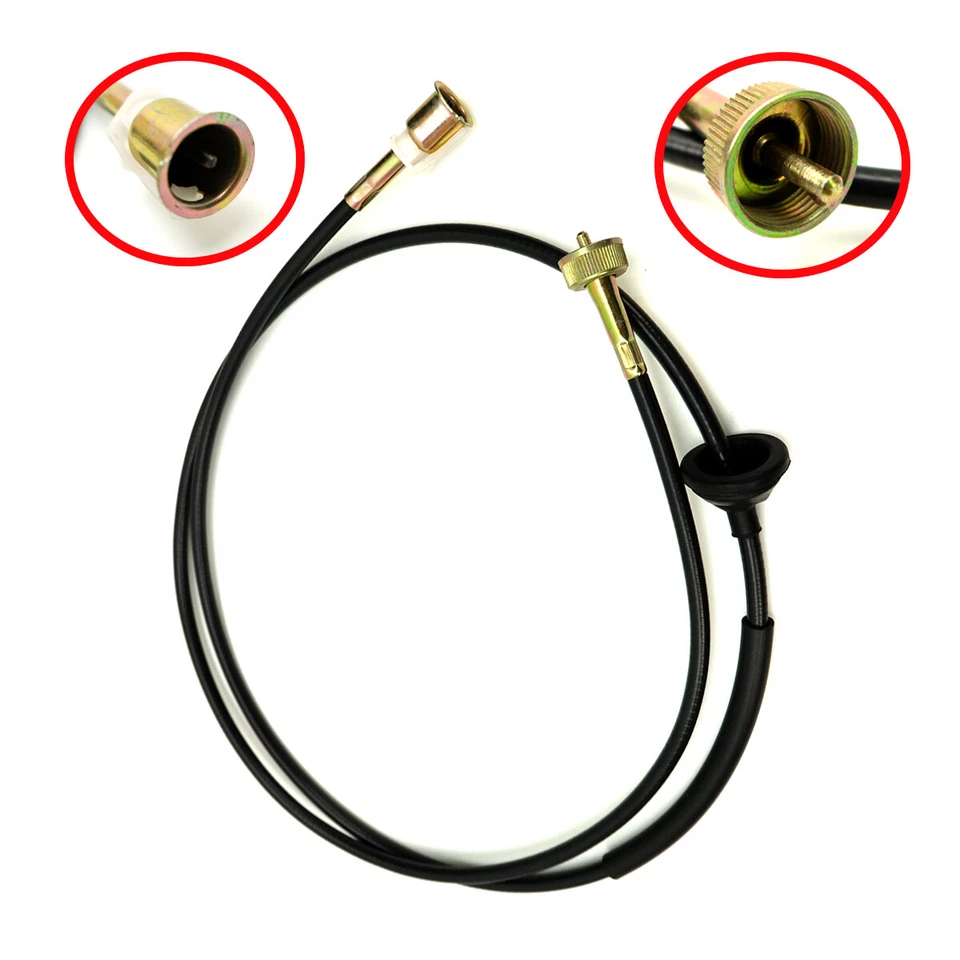 Speedo Meter Cable Speedometer Black For Mitsubishi L200 Cyclone 1986 - 1996 - Imagem 3 de 4