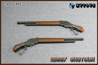 ZYTOYS 1:6 Scale Weapon Gun Model Arno Terminator M1887 Shotgun