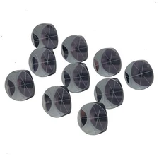 10pcs Silver Coated 1inch Corner Cube Prism 25.4mm Trihedral Retroreflector