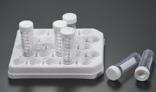 (350) VWR 15mL Clear PP Graduated Centrifuge Tubes w/Plug Seal Caps Conical Bttm