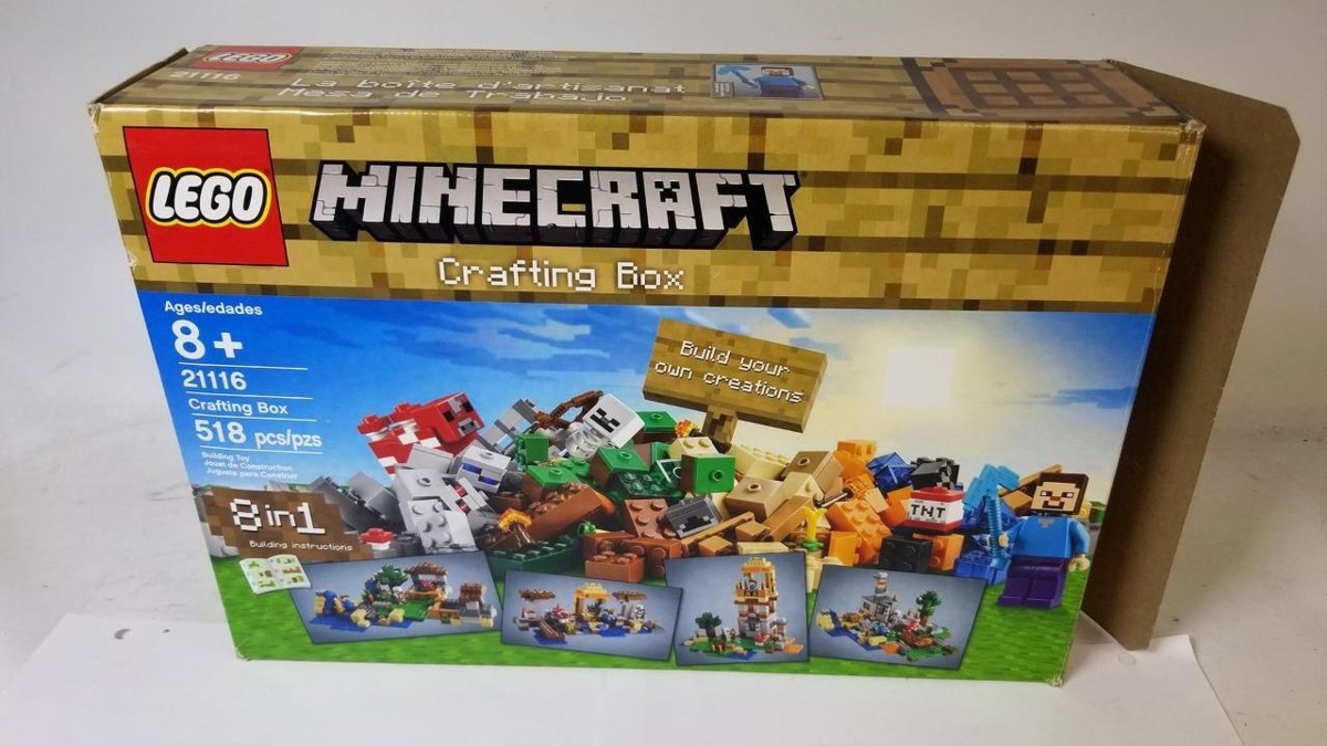 8台セット！CARTUNED シリーズ1 未開封BOX LEGO Minecraft: Crafting Box (21116) | eBay