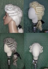 Rokokoperücke für Herren Top Qualität vom Maskenbildner - Einzelstücke ! Barock