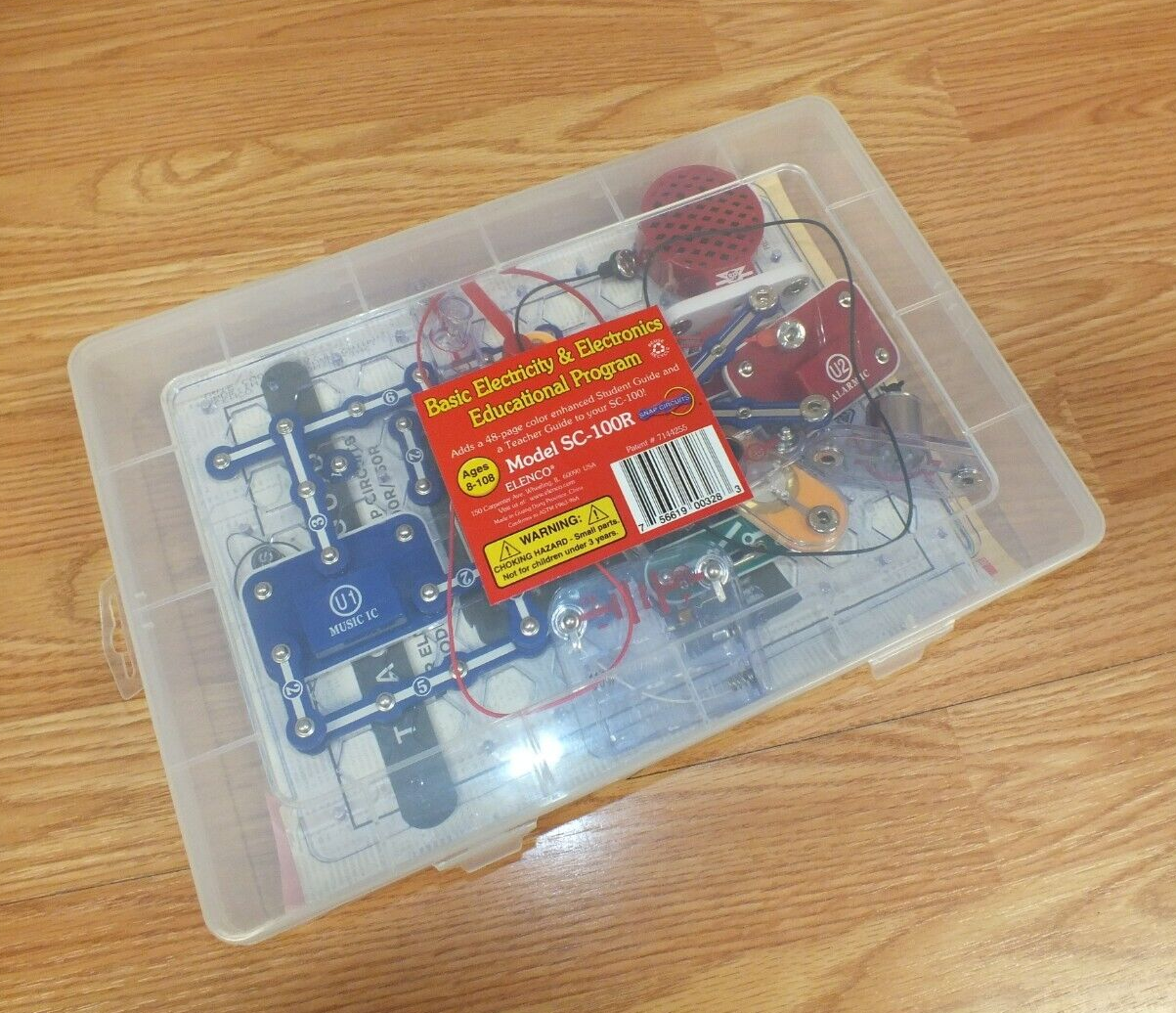 Snap Circuits Basic Electricity & Electronics Educational Program Kit ...