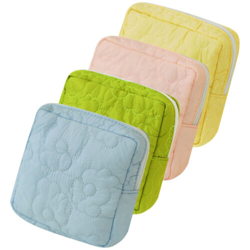 4Pcs Women Period Bag Sanitary Napkin Bag Adorable Tampon Bag Portable Period