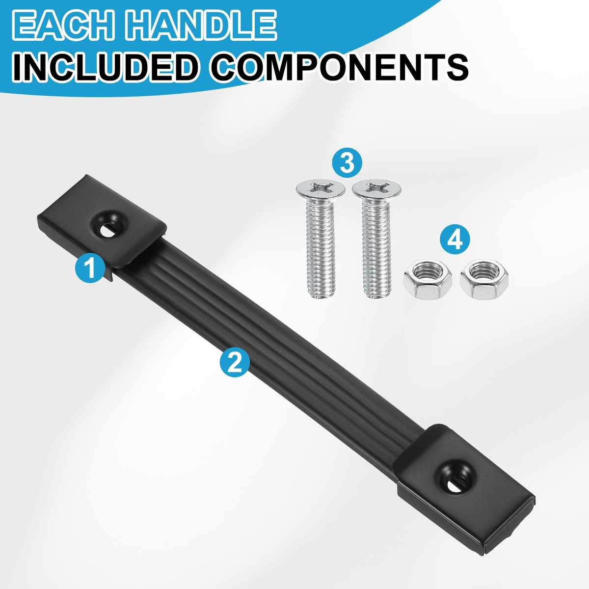 8 Inches Speaker Cabinet Strap Handles, Handle Pull for Speaker