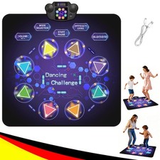 Kinder Tanzmatte LED, Musik, 8 Pfeile, Lernspiel, Geschenk f&uuml;r M&auml;dchen 3-12 J...