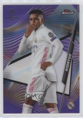 2020 Topps Finest UEFA Champions League Purple Refractor 84/250 Rodrygo #5 r7o