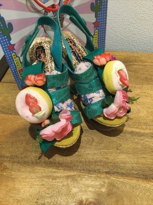 Irregular Choice Sandaletten Gr.41   Cherry Shaker   Damen Wedges Schuhe NEU