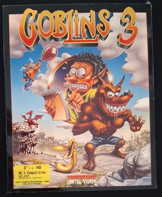 Goblins 3 Coktel Vision 3,5 Disk  1993 Sierra PC Spiel - CD-ROM  Big Box