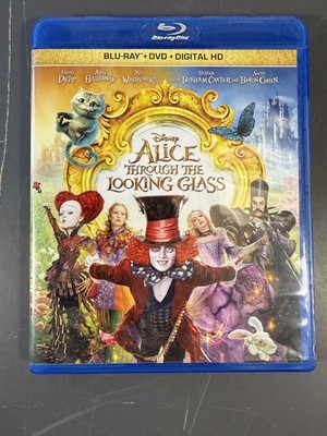 Disney Alice Through The Looking Glass Blu-ray DVD Digital HD Combo Pack Johnny