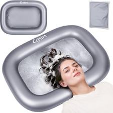 Inflatable Shampoo Basin, Portable Hair Washing Sink for Bedridden Elderly 20I