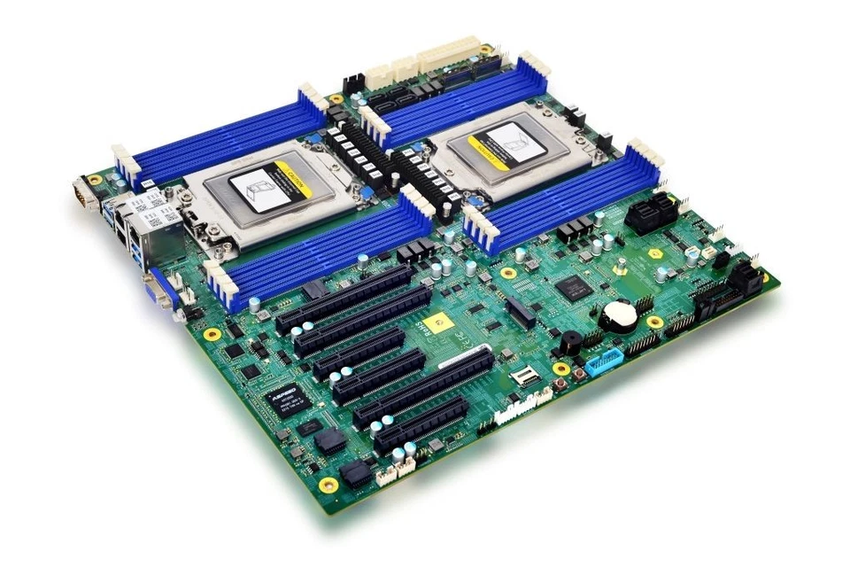 TTY T1DEEP E-ATX SP3 Motherboard Support AMD EPYC 7002/7003 Rome/Milan CPU - Image 2 of 3