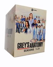 Grey  s Anatomy : Complete TV Series Seasons 1-21 DVD 108-Discs Set Region 1
