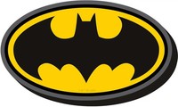 Batman Magnet Funky Chunky Logo - Dc Comics Von Aquarius Ent