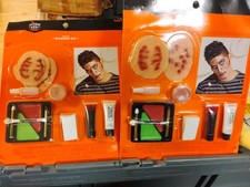 New Hide And EEK Boutique Zombie Halloween Makeup Kit Lot 2 C40