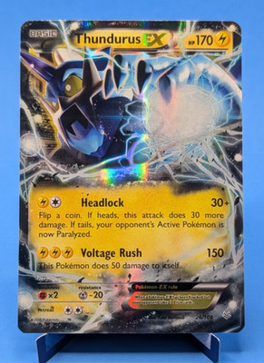 Thundurus EX 26/108 Pokémon TCG 2015 Ultra Rare Holo Roaring Skies NM
