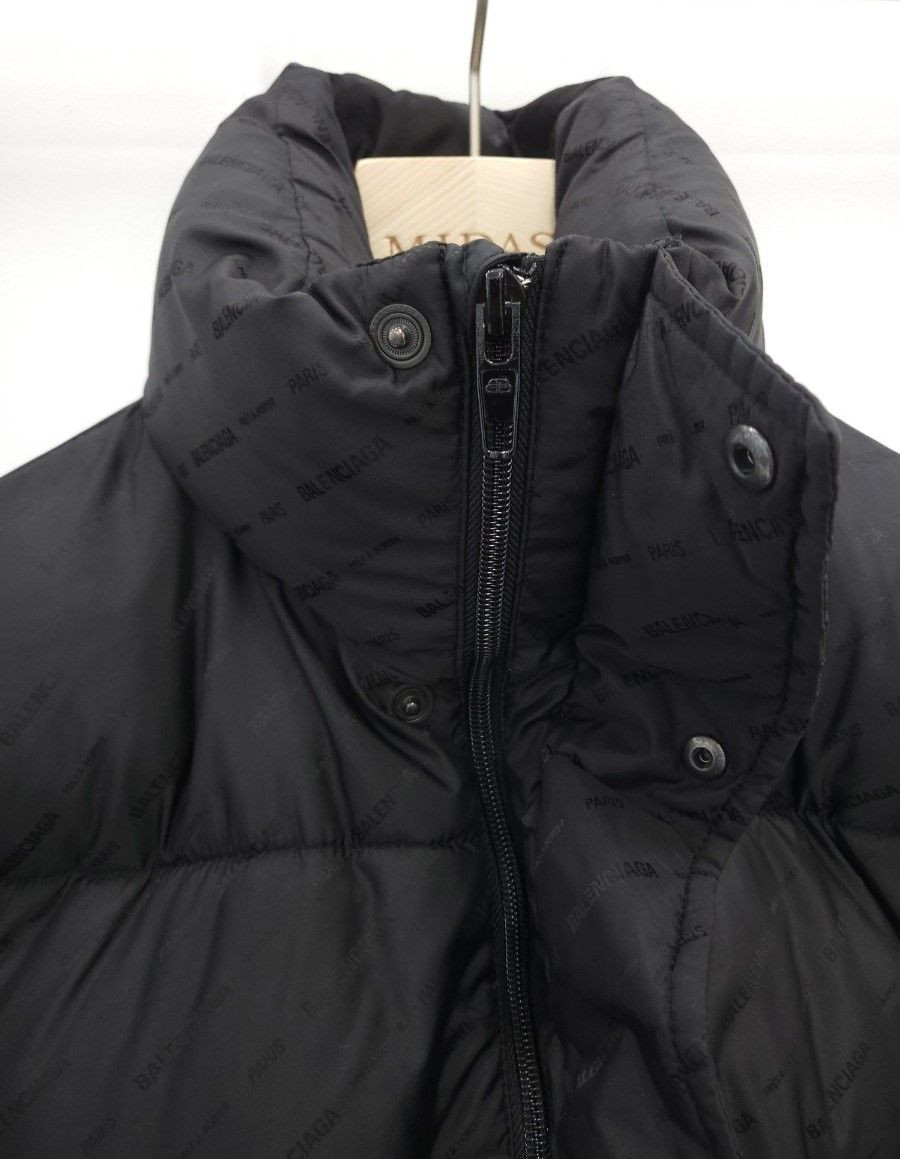 Balenciaga Nylon Puffer Jacket with Jacquard Logo 34 Balenciaga Nylon Puffer Jacket with Jacquard Logo 34
