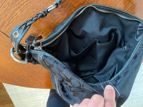 coach Signature. Soho Hobo shoulder bag-Black - Gem
