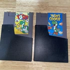 Yoshi and Yoshi’s Cookie Nintendo NES Lot - Authentic- Tested & Working