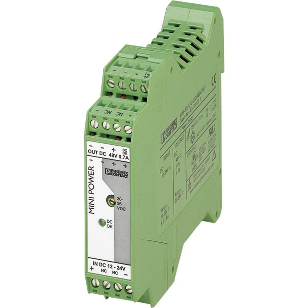 Alimentation rail DIN Phoenix Contact pour stabiliser la tension de vos automates