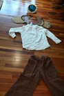 Boys Viking Costume Kids Warrior Outfit Halloween Norse Dress Up Sz 12-14 Mediev — photo 7