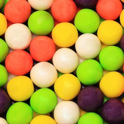 TROPICAL MIX Gum Ball 2 LBs - Dubble Bubble Bulk Vending Machine Candy Gumballs