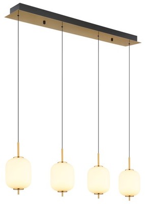 GLOBO Lighting Hängeleuchte EWALD LBH 94.50x13.50x220 cm gold