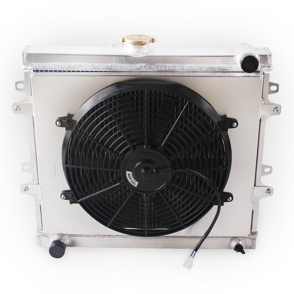 3 Row Radiator with Fan for Toyota 1984-1995 4Runner Pickup 22R 22RE ...