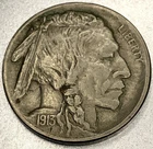 1913 D Buffalo Nickel Type 2 Nice XF Extra Fine Key Date US Coin - ST997
