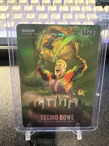 BO JACKSON BATTLE ARENA TECMO BOWL BOOM Skyline Battlefoil Glow ESIASON 170