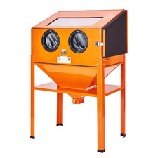 60 Gallon Sandblasting Cabinet 40-120psi Sand Blasting Cabinet With Stand Heav 60 Gallon Sandblasting Cabinet 40-120psi Sand Blasting Cabinet With Stand Heav