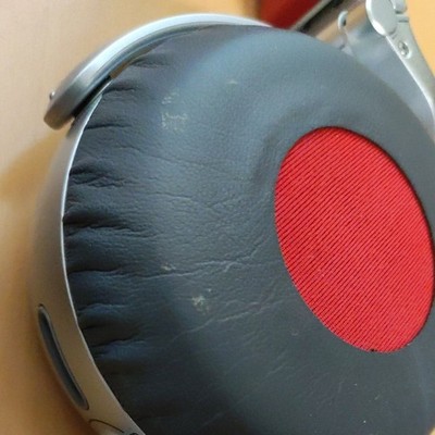 SONY MDR-XB920 Headphones Extra Bass Red Silver Premium Fully