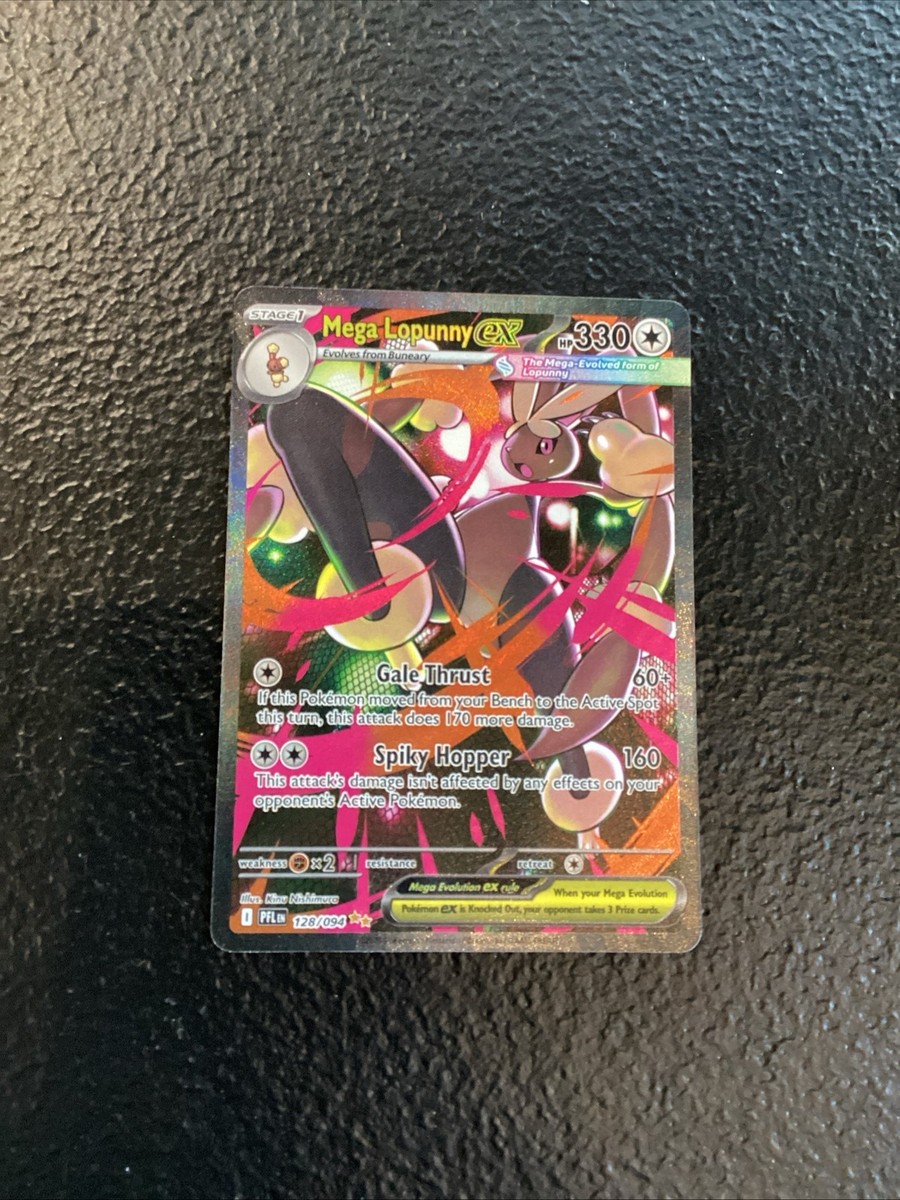 Pokémon TCG Mega Lopunny EX Phantasmal Flames SIR 128/094