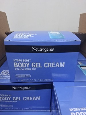 Neutrogena Hydro Boost Body Gel Cream Travel Size Lot X 12 X 12 = 144 CT. (.5oz)