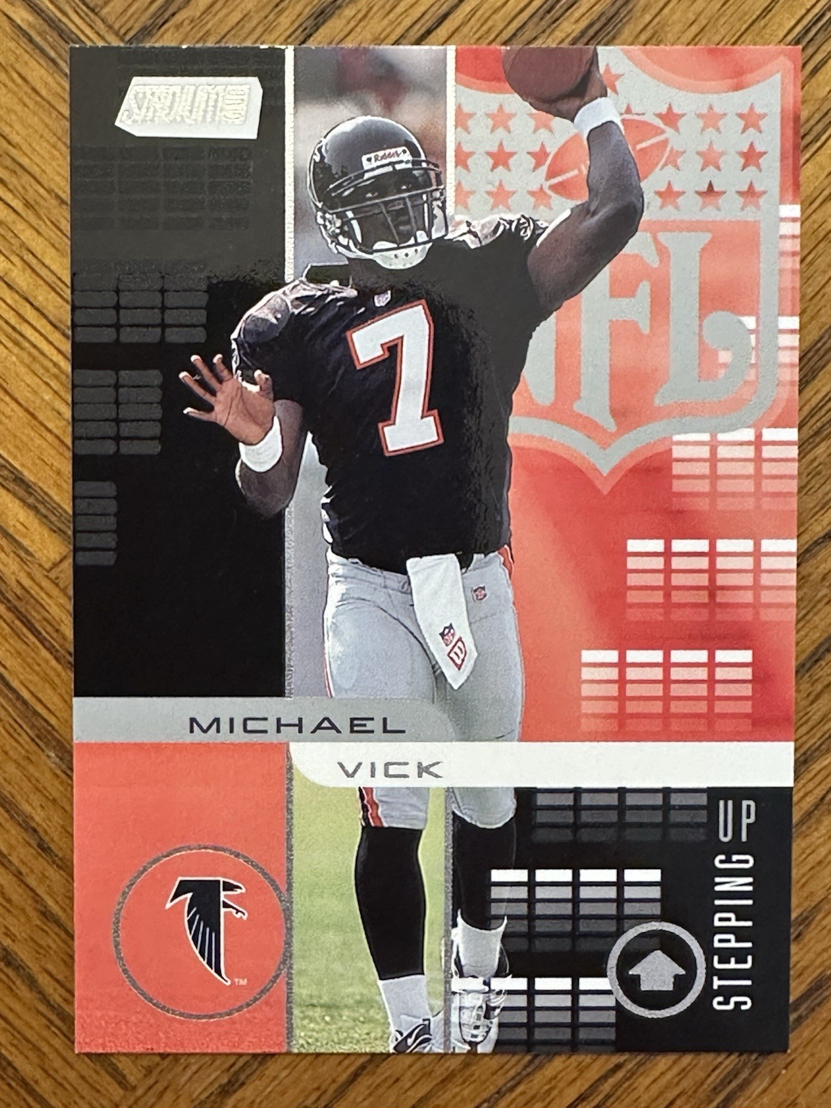 Michael Vick Stadium Club Stepping Up #SU3 Base
