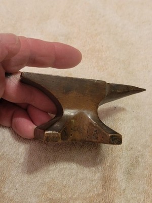 Antique Mini Brass Anvil