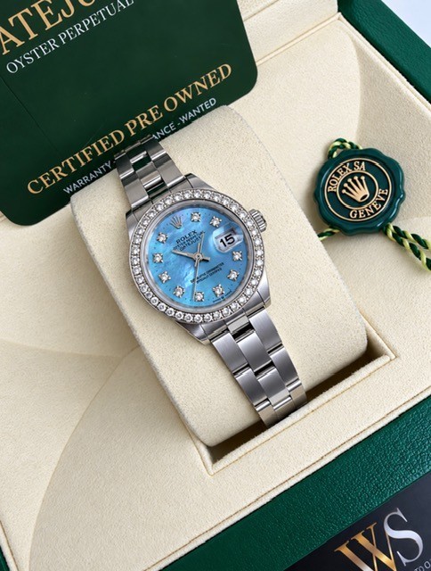 ROLEX DATEJUST STEEL AND CERTIFICATES