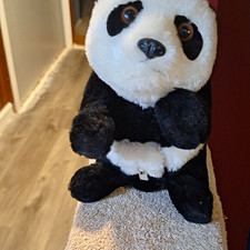 FurReal Friends Interactive Plush Panda Bear Toy, Black White