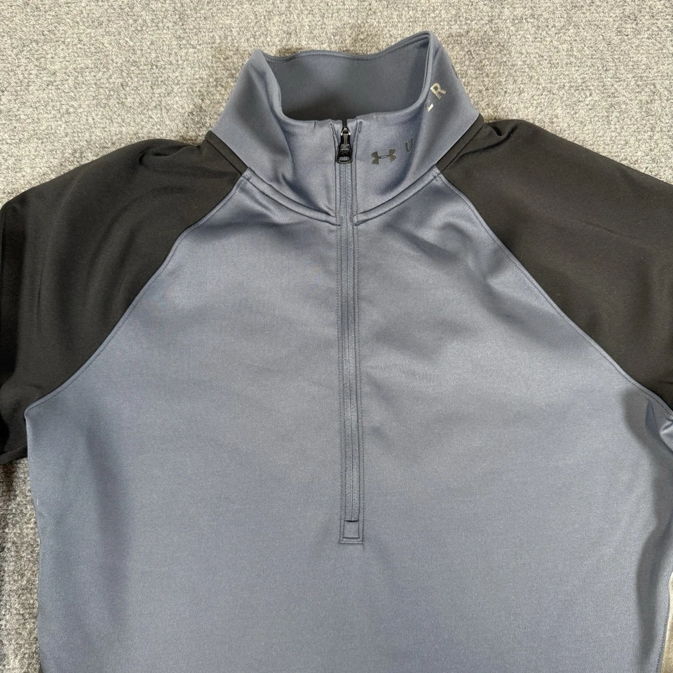 Pullover Under Armour para mujer XL Cold Gear media cremallera rendimiento elástico Foto 3 de 4