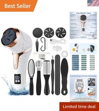 Professional Electric Foot Care Kit with Vacuum Cleaner - 10 in 1 Pedicure Set