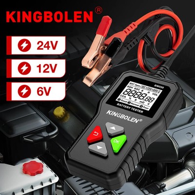 Car Battery Tester 6V 12V 24V Battery System Detect Auto Battery Analyzer Tool