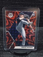 TARIK SKUBAL 2021 PANINI Mosaic Baseball Rare Red Reactive Prizm Rookie