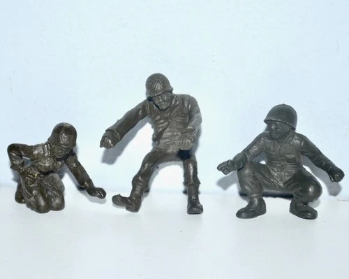 Rare Vintage 1950s Marx Playset 60mm Plastic Army Medical Figures