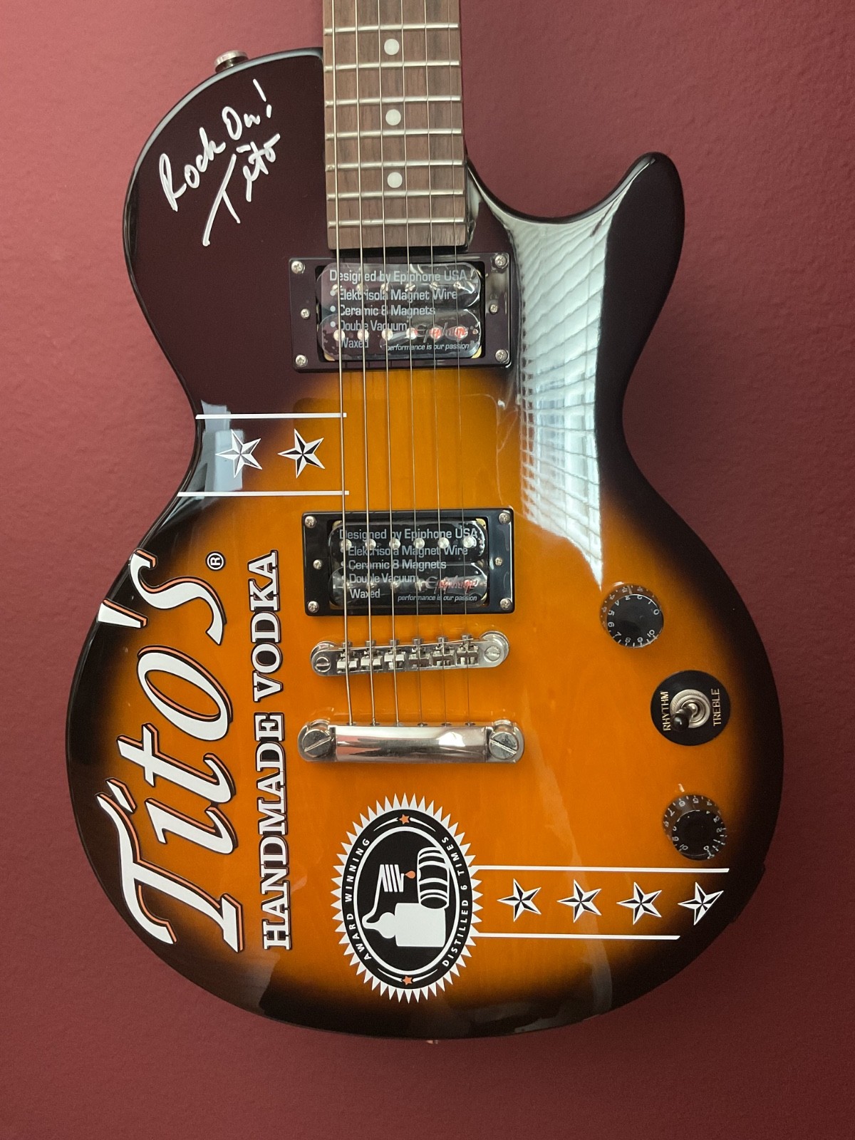 Tito's Handmade Vodka Promotional Electric Guitar